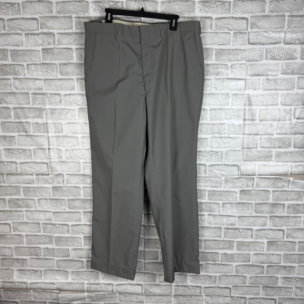 Pendleton Country Traditionals Mens 40 x 32 Gray Dress Pants Flat Front USA Made